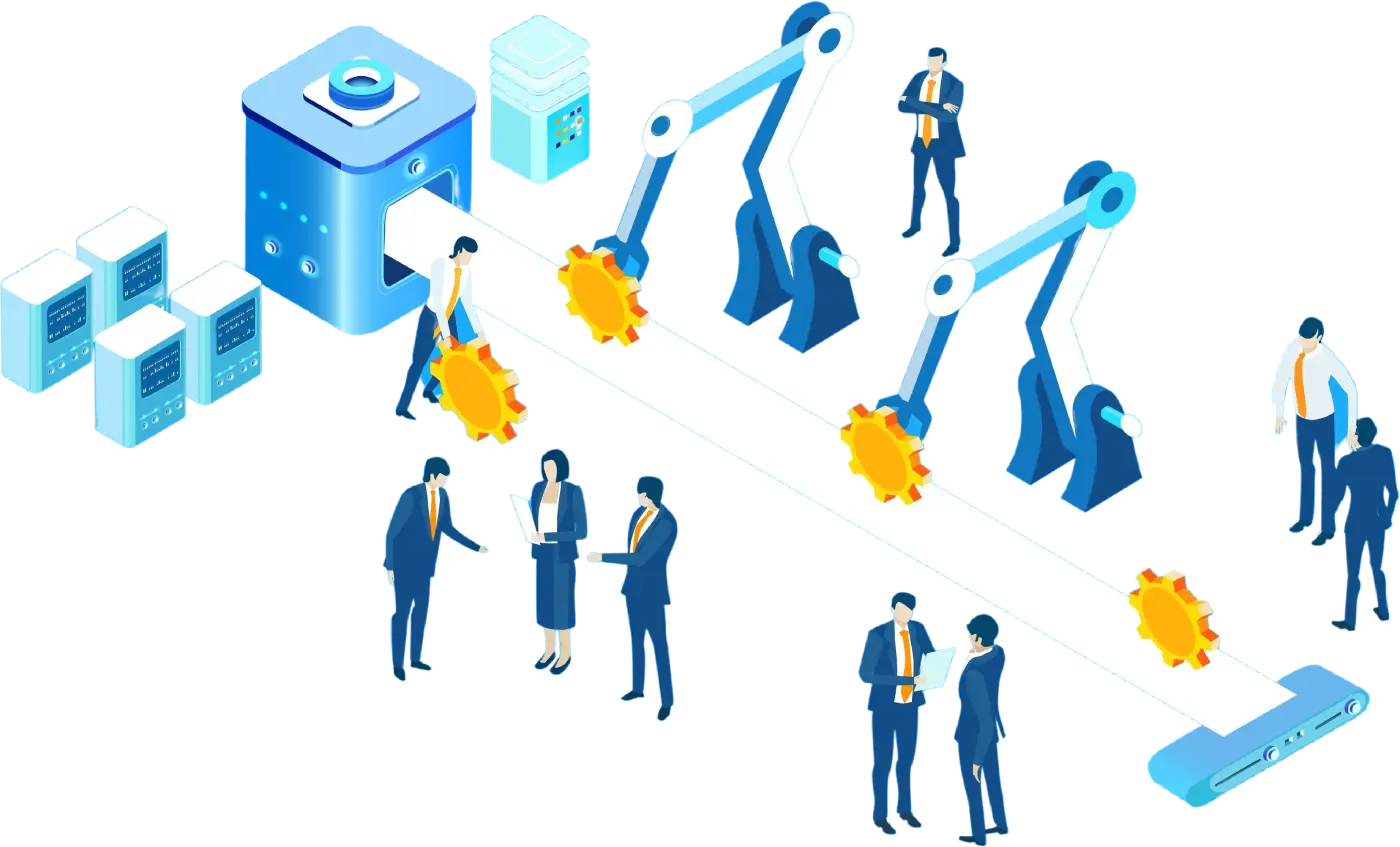 Workflow automation illustration